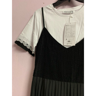 Set váy xếp ly 2 dây size S
