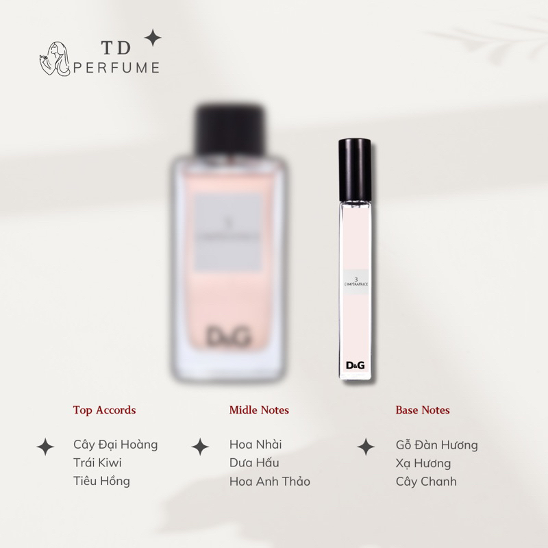 10ml [Mẫu thử] - L’IMPERATRICE 3 - Nước hoa nữ mini