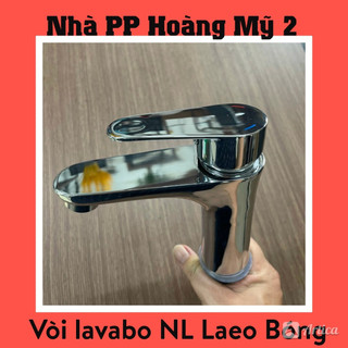 Vòi Lavabo vòi rửa mặt Nóng Lạnh inox 304 Bóng - Laeo Bóng mỏ ngắn cao 20cm