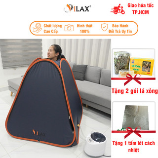 Lều Xông Hơi Cao Cấp Kèm Nồi tạo hơi điện 2 lít + Tặng 2 gói lá Xông + Tặng 1 Tấm Lót Cách Nhiệt