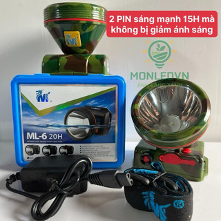 Đèn pin đội đầu chống nước siêu sáng ML6