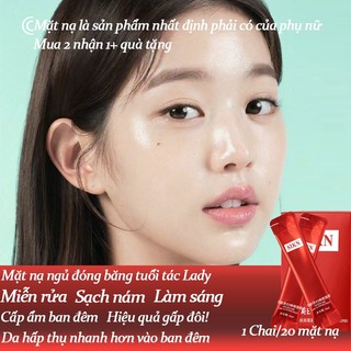 Mặt nạ dưỡng ẩm Mặt nạ ngủ Mặt nạ làm trắng 20ml Dưỡng ẩm và dưỡng ẩm Làm trắng da Giảm tàn nhang Giảm nếp nhăn