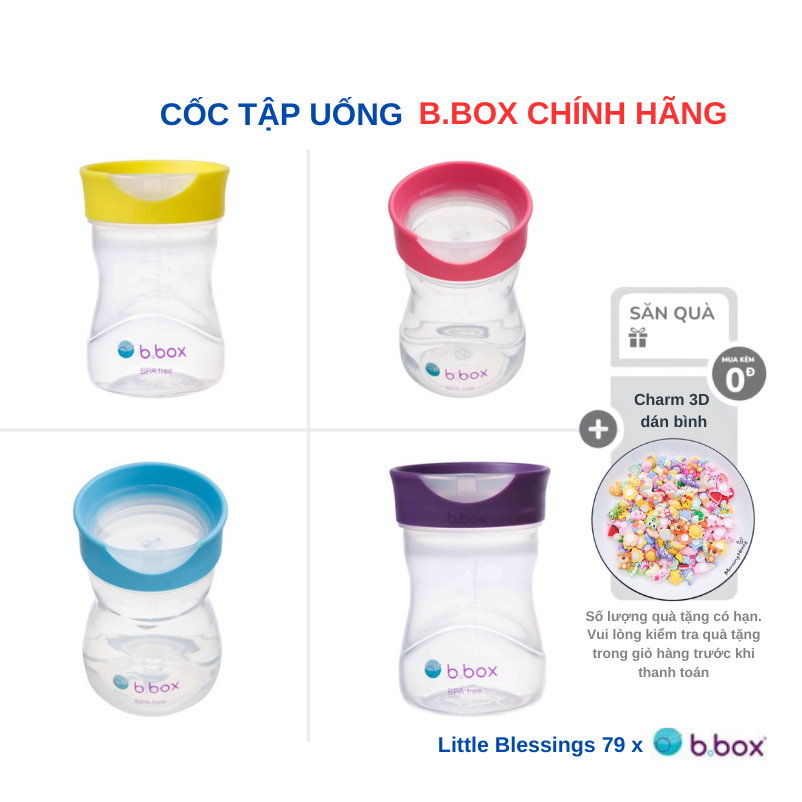 {BBOX • KÈM QUÀ TẶNG} Cốc tập uống cho bé 12m+
