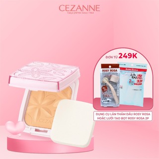Phấn phủ Cezanne Ultra Cover UV Pact Nhật Bản lâu trôi chống thấm nước SPF 50+ PA++++ 11g