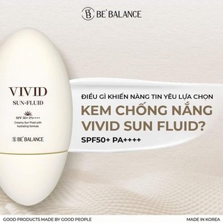 BEBALANCE Vivid Sun Fluid Kem Chống Nắng Mẫu Mới Nhất