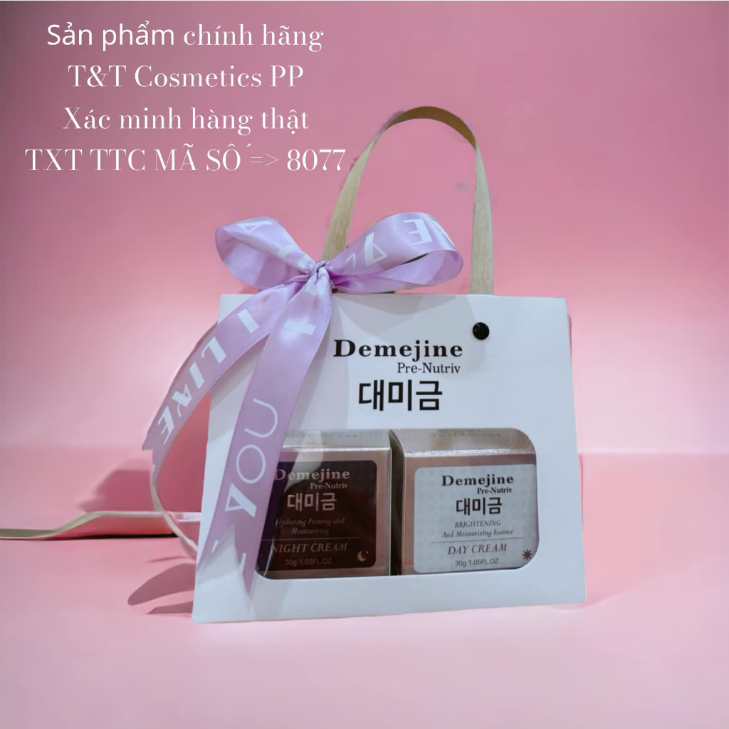 [TẶNG KÈM SON MÔI] Kem DEMEJINE Mẫu Mới Phiên Bản Cao Cấp xóa Mờ Nám Tàn Nhang Chống Lão Hóa Da Tối Ưu