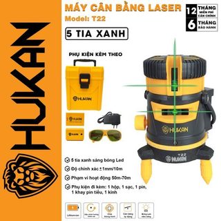 Máy cân bằng laser 5 line T22