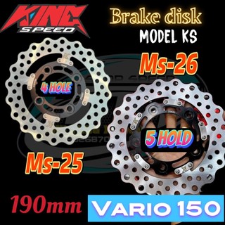Đĩa thắng trước 190mm 220mm vario click vision 2017 2018 Kingspeed K2 MẪU MỚI NHẤT