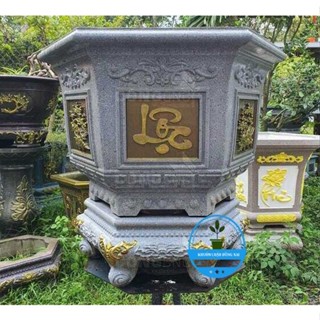 Khuôn đúc chậu cảnh lục giác 70 kèm đôn chân kỷ mẫu mới. Khuôn ABS