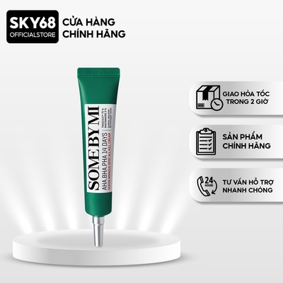 Kem giảm mụn 14 ngày SOME BY MI - AHA, BHA, PHA 14 Days Super Miracle Spot All Kill Cream 30ml