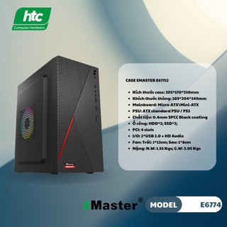Vỏ máy tính Case Emaster E6772 / E6774 (không kèm fan) MicroATX, MiniITX