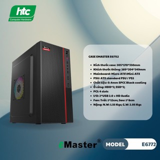 Vỏ máy tính Case Emaster E6772 / E6774 (không kèm fan) MicroATX, MiniITX