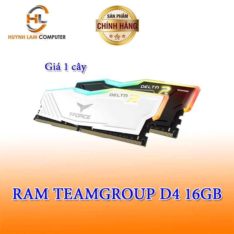 Ram Team 16GB Delta RGB LED T-Force DDR4 3200Mhz - Hàng chính hãng