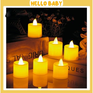 Nến viên điện tử LED màu vàng ấm trang trí tiệc - bàn ăn - xếp chữ đám cưới - tỏ tình - cầu hôn