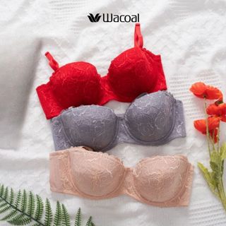 Áo lót Wacoal ILB4702 có gọng, nâng nhẹ, cup ngang 1/2, ren, được tháo dây, không mút - LB4702