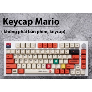 Keycap bàn phím Mario với chất liệu PBT profile MOA dành cho các dòng bàn phím