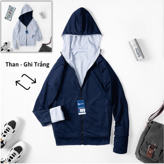 Áo Chống Nắng 2 Lớp 2 Mặt Cao Cấp  thấm hút mồ hôi, thoáng khí, Chống tia UV