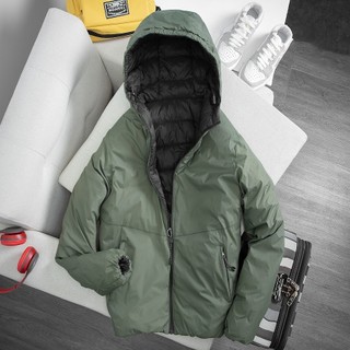 Áo Phao Lông Vũ 2 Mặt Siêu Nhẹ Mặc Ấm Chống Nước 100% Kujo Fashion
