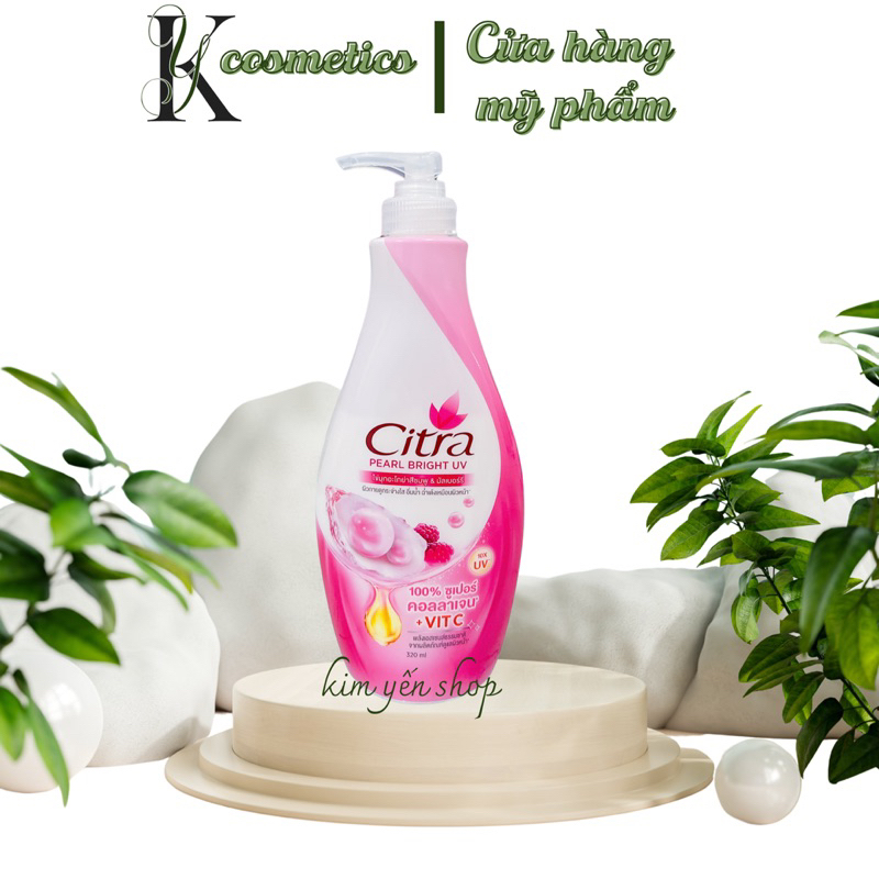 sữa dưỡng thể trắng da chống nắng CITRA pearly Bright uv