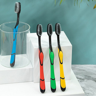 Set 2 bàn chải đánh răng than tre siêu mềm, bàn chải đánh răng than hoạt tín chất lượng cao FAMAHA