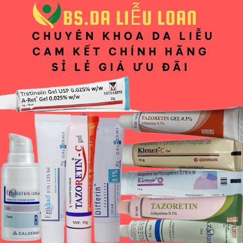 BS Loan Tư Vấn Klenzit_MS C Klenzit_C tazọretín 0.1% 0.3% C épiduo differín azadu0 Trétinoin aret Ézanic Gel CHÍNH HÃNG