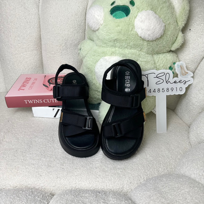 Sandal nữ đi học đế cao quai ngang đan chéo nhau Hàng Quảng Châu loại 1 #A11