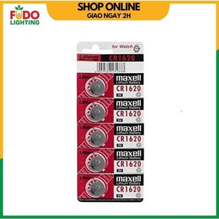 Vỉ 5 viên pin maxell cr1616/ 1620/ 1632/ 1216/ 1220 chính hãng sản xuất nhật bản