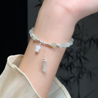  Vòng tay bạc s925 AROCH JEWELRY hoạ tiết đốt tre S6719 