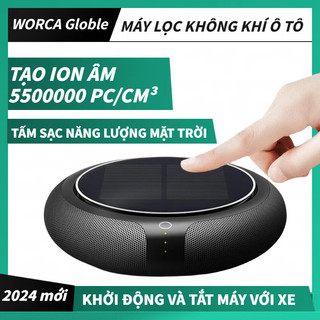Máy lọc không khí ô tô khử mùi tạo ion âm diệt khuẩn công nghệ cảm biến khử khuẩn