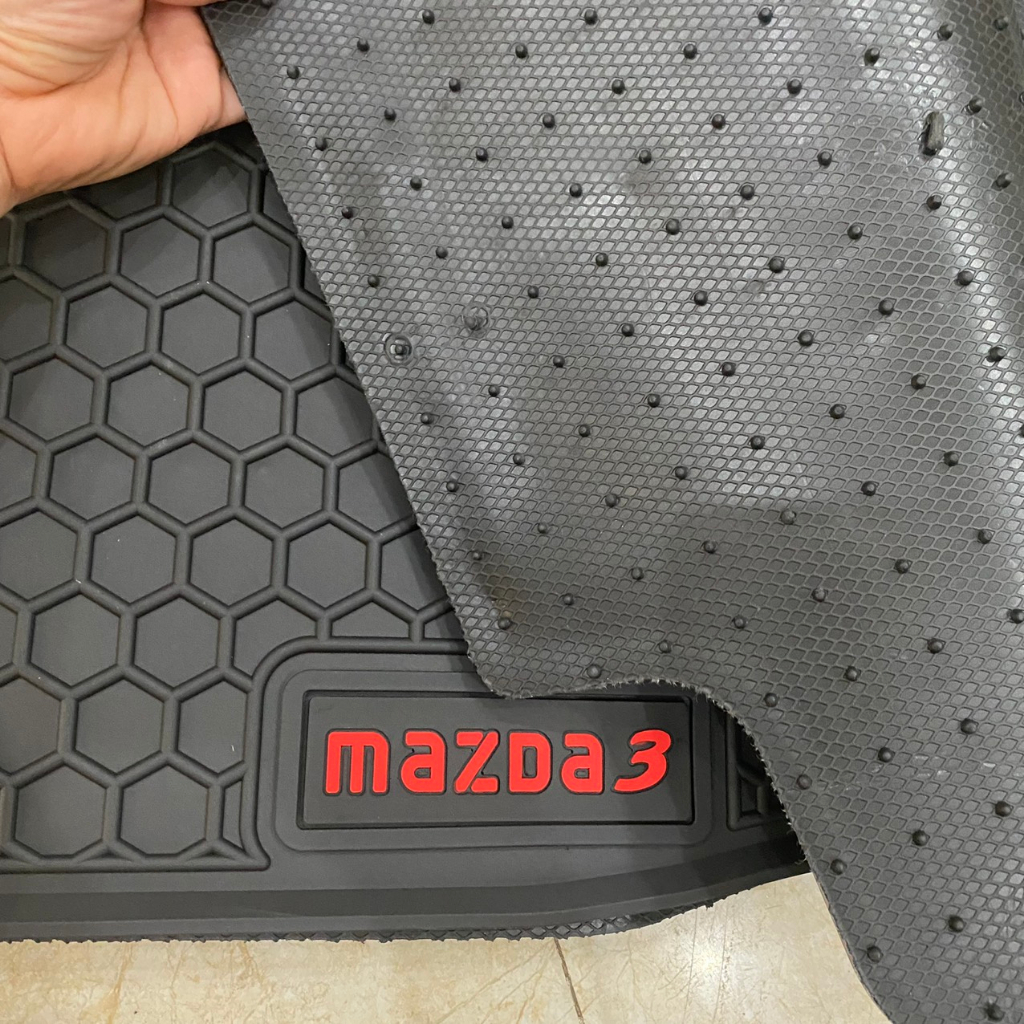 Mazda 3, THẢM LÓT SÀN CAO SU ĐÚC THEO XE MAZDA 3 2015-2019 ko mùi