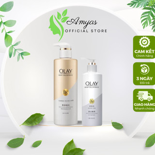 Sữa Tắm OLAY B3+Vitamin C 500ml Siêu Dưỡng Trắng Da, Cấp Ẩm Và Đàn Hồi Cho Da