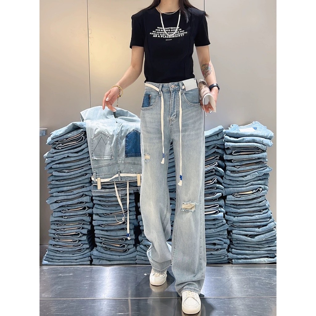 QUẦN JEANS SUÔNG 6036