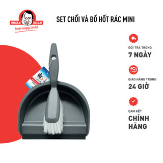 Bộ chổi quét bụi và ki hốt rác mini thông minh làm sạch bàn văn phòng ô tô nội thất BB0030