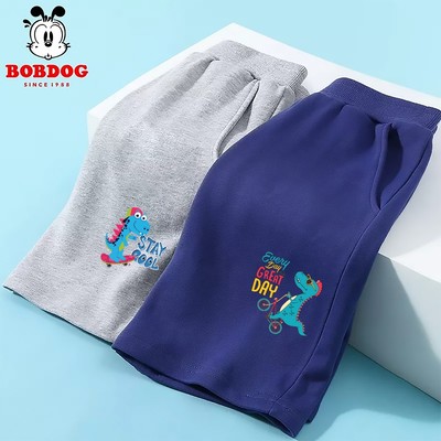 Quần đùi bé trai BOBDOG chất liệu da cá cạp chun co dãn, thoáng mát in hình dễ thương cho bé
