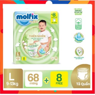 (Hỏa tốc) Bỉm quần Molfix đủ size M/L/XL/XXL/XXXL- Gói nhiều miềng