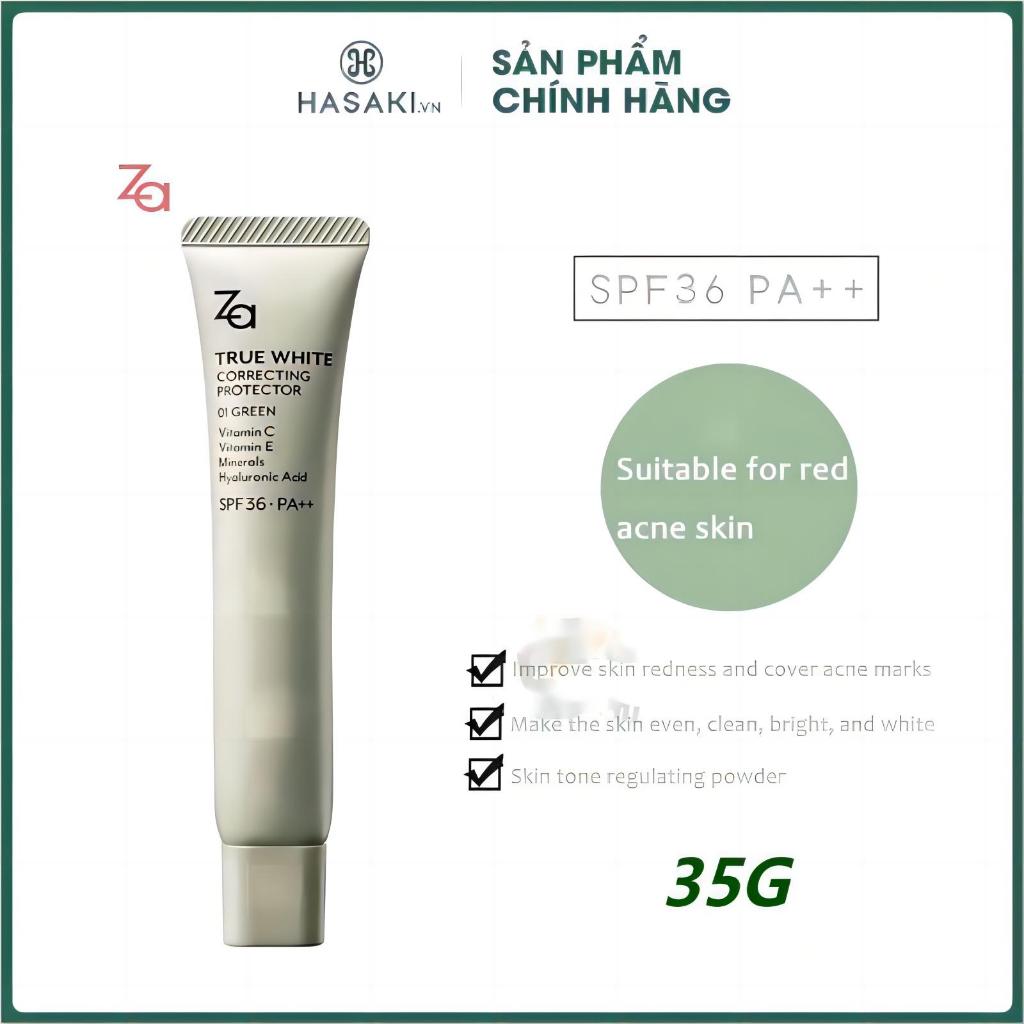 ZA KEM CHỐNG NẮNG NÂNG TONE DA &amp; KEM LÓT KIỀM DẦU SE KHÍT LCL SPF 36 PA+++ 35g