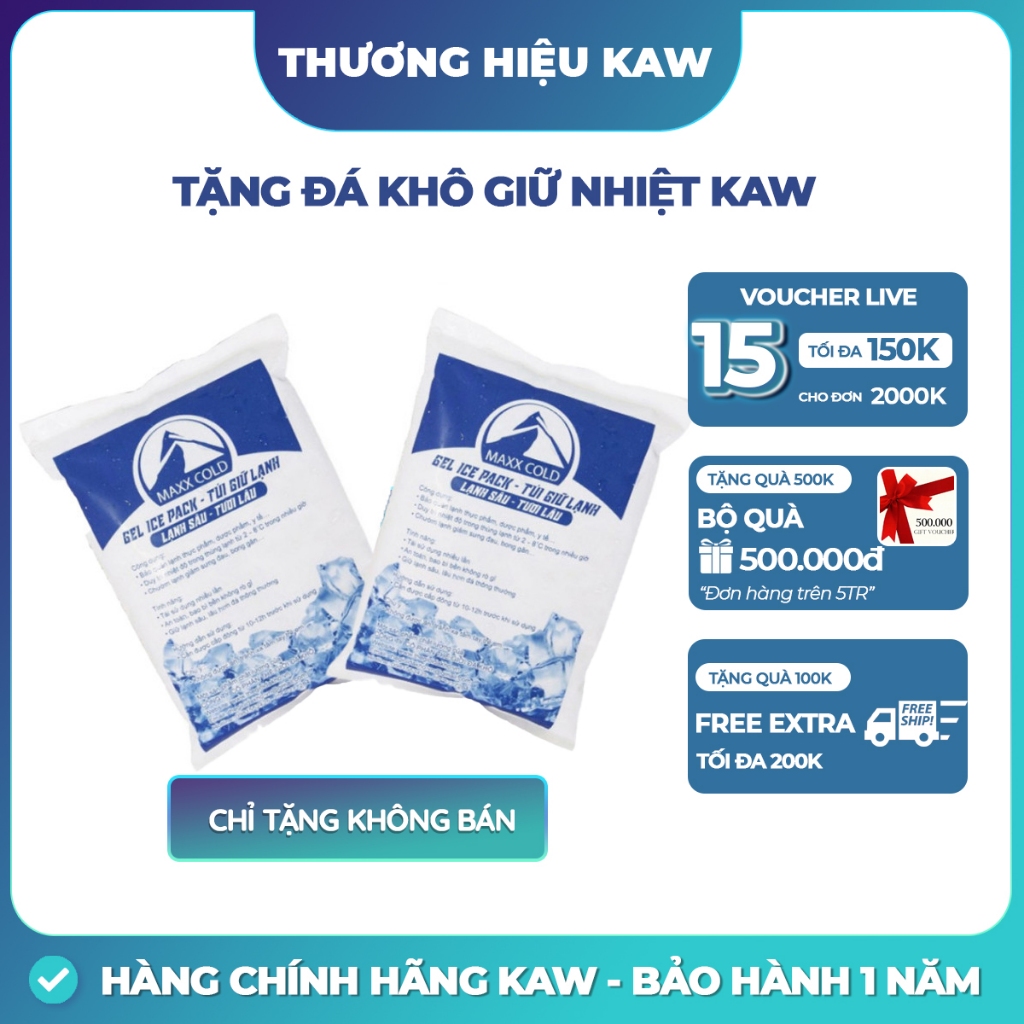 Túi đá khô giữa lạnh KAW - Quà tặng khi mua Combo áo điều hòa KAW