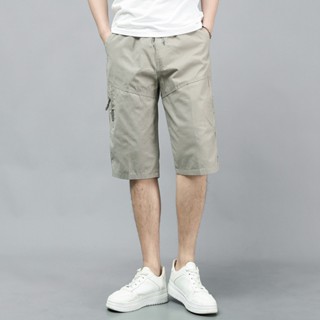 Quần short lửng Kaki Nam Cao Cấp, Quần ngố Nam Dáng Đứng, Ống rộng 100% cotton [QL01]