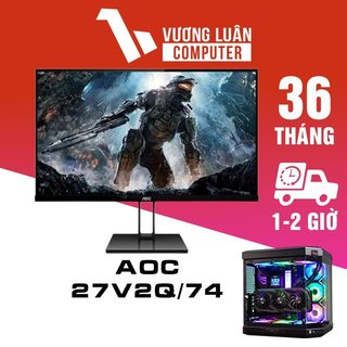 Màn hình máy tính aoc 27v2q/74 75hz panel ips