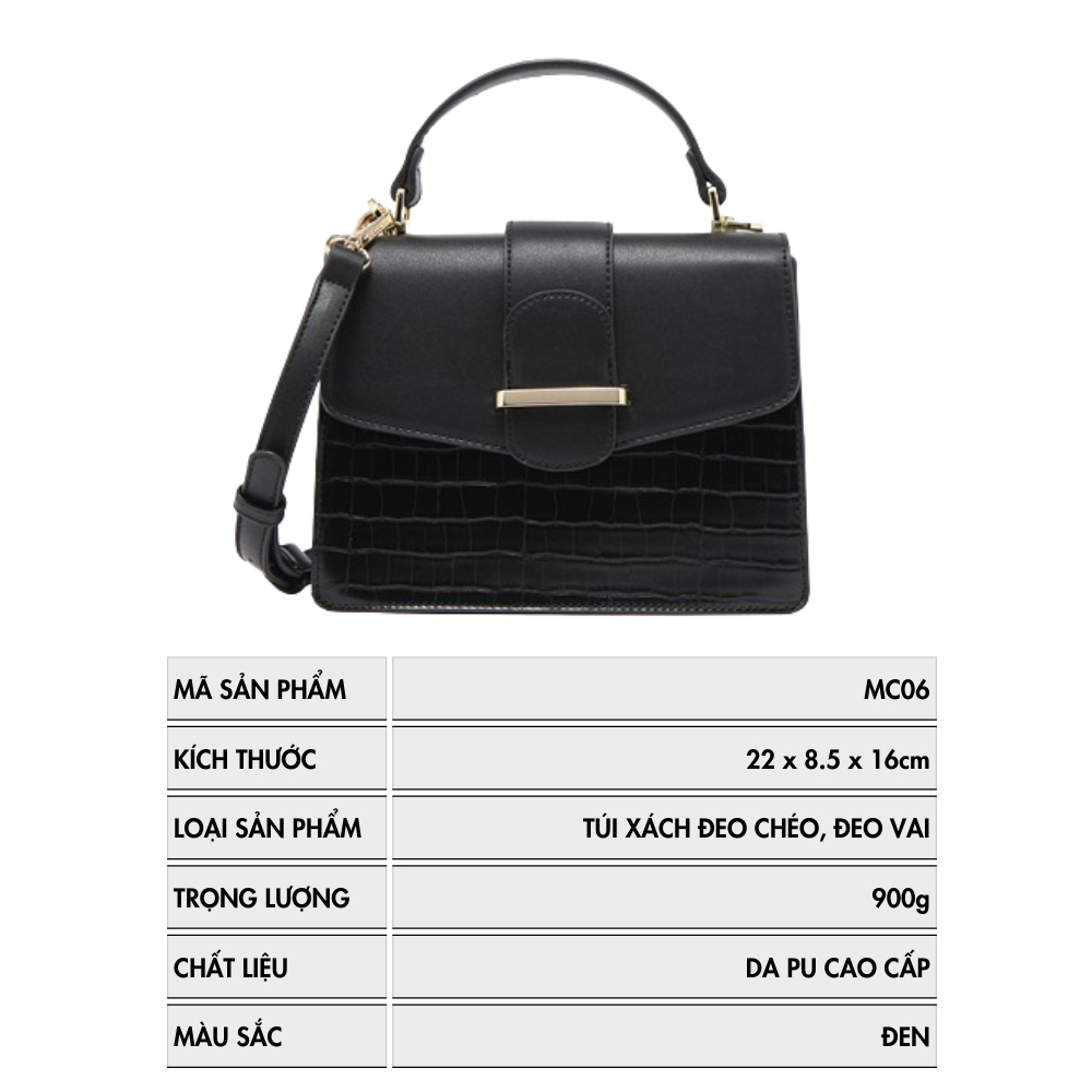Túi Xách Nữ Đeo Chéo Chính Hãng MICOCAH Công Sở Thời Trang Vân Da Rắn Cao Cấp Cực Đẹp 𝐌𝐂𝟎𝟔- Tukado | BigBuy360 - bigbuy360.vn
