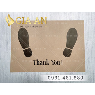 1000 tờ giấy lót sàn ô tô - giấy lót chân kraft
