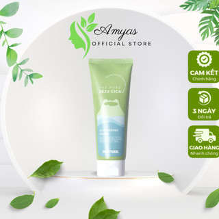 Sữa Rửa Mặt Pretty Skin The Pure Jeju Cica Cleansing Foam Chiết Xuất Rau Má Đảo Jeju 150ml chính hãng