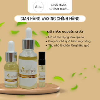 Mỡ trăn nguyên chất giúp giảm mọc lông, làm dịu da sau khi wax