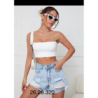 Quần shorts jeans cạp cao size 26-28 QC