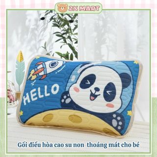 Gối cao su non chống ngạt Bamboo Kuku cho bé hàng đẹp.