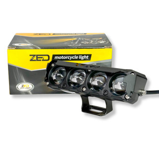 Đèn trợ sáng bi cầu m40 zed light - 65w 12,24v cos vàng pha trắng - bh 12 tháng
