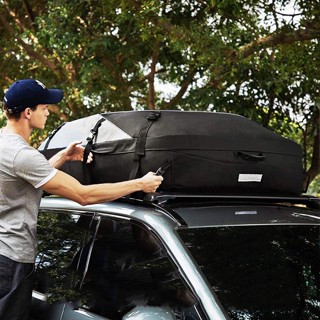 Túi nóc ô tô chất lượng cao chống thấm nước, Túi hành lý trên nóc xe hơi dễ lắp đặt, Cốp chứa đồ trên xe ô tô full size