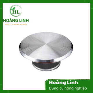 Bàn xoay inox- bàn xoay cây cảnh - trưng bày sản phẩm -làm bánh kem 25cm/31cm/37cm- dụng cụ nông nghiệp hoàng linh