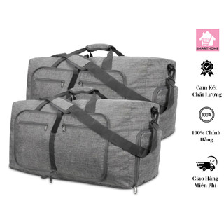 Túi Xách Du Lịch Cỡ Lớn Nhiều Ngăn Khóa An Toàn Dung Tích 85L, Gấp Gọn Tiện Lợi, Túi Vải Chống Nước