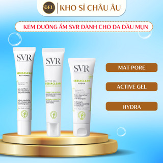 Kem Dưỡng Da Cao Cấp SVR Dành cho da dầu mụn Sebiaclear Active/ Matt Pore/ Hydra Sebiaclear 40ml